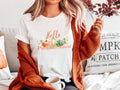 Cute Fall Tshirt Hello Pumpkin Season Cute Womens Tshirt for Halloween Fall Shirts for Her Funny Autumn Tee Womens Pumpkin Shirts Unisex Graphic Tee – Fan Favorite · Must-Have Style
