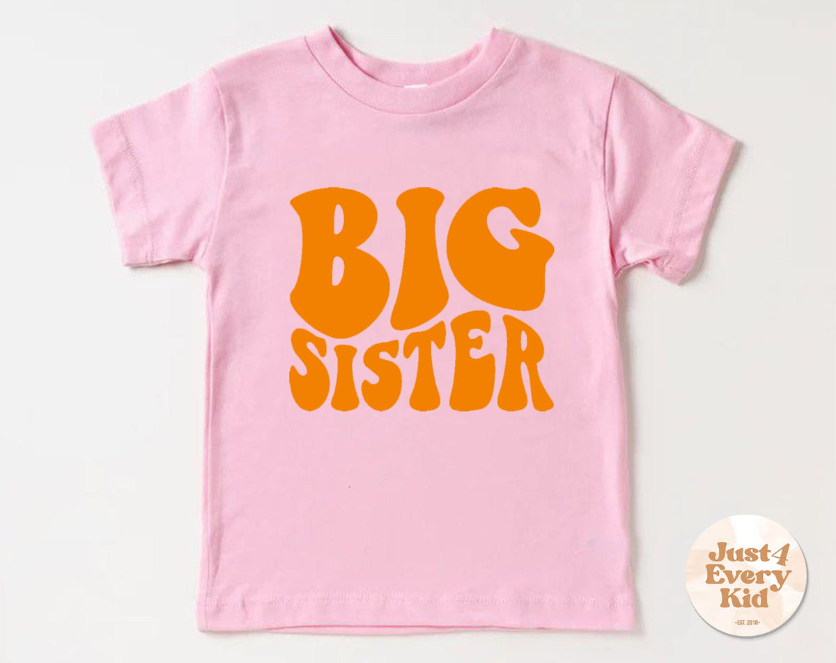 Big Sister Toddler Shirt Retro Kids Pregnancy Announcement Shirt Sibling Natural Infant Toddler Youth Tee Best Gifts Graphic Tee – Cozy Vibes · Must-Have Style