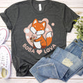 Fox Boba Tea Bubble Tea Shirt Boba Tea Fox Lover Shirt Boba Tea Shirt Boba Lover Gift Fox Lover Gift Bubble Tea Gift Kawaii Shirt Graphic Tee – Easygoing Wear · Perfect For Daily Wear