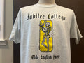 Vintage 8039s Jubilee College Olde English Faire Grey T Shirt Size XL Graphic Tee – Cozy Vibes · Trending Graphic Apparel