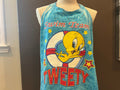 Vintage 9039s Swim Team Tweety Bird Blue Tank Top Size L Tank Top – Aesthetic Look · Must-Have Style