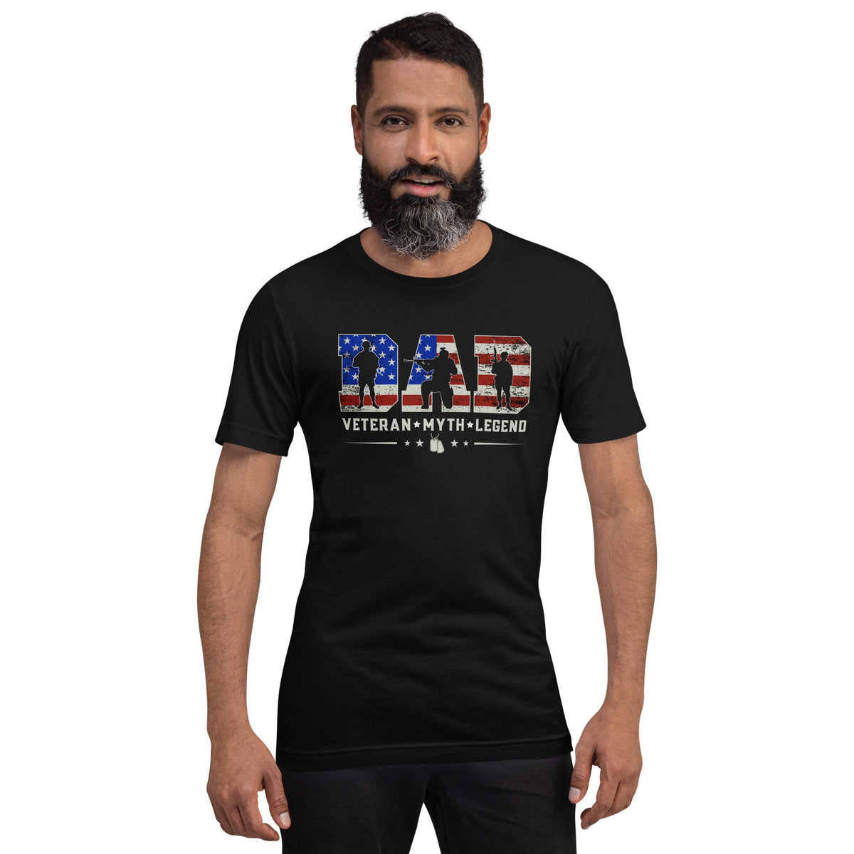 Dad Veteran Myth Legend Mens Soft T shirt Graphic Tee – Fan Favorite · Great Gift For Fans