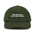 Rodeo Embroidered Dad Hat Funny Rodeo Hat Horse Show Hat Horse Gift Dad Hat Western Hat This Actually Is My First Rodeo Corduroy Hat Graphic Tee – Everyday Comfort · Top Pick For Any Outfit