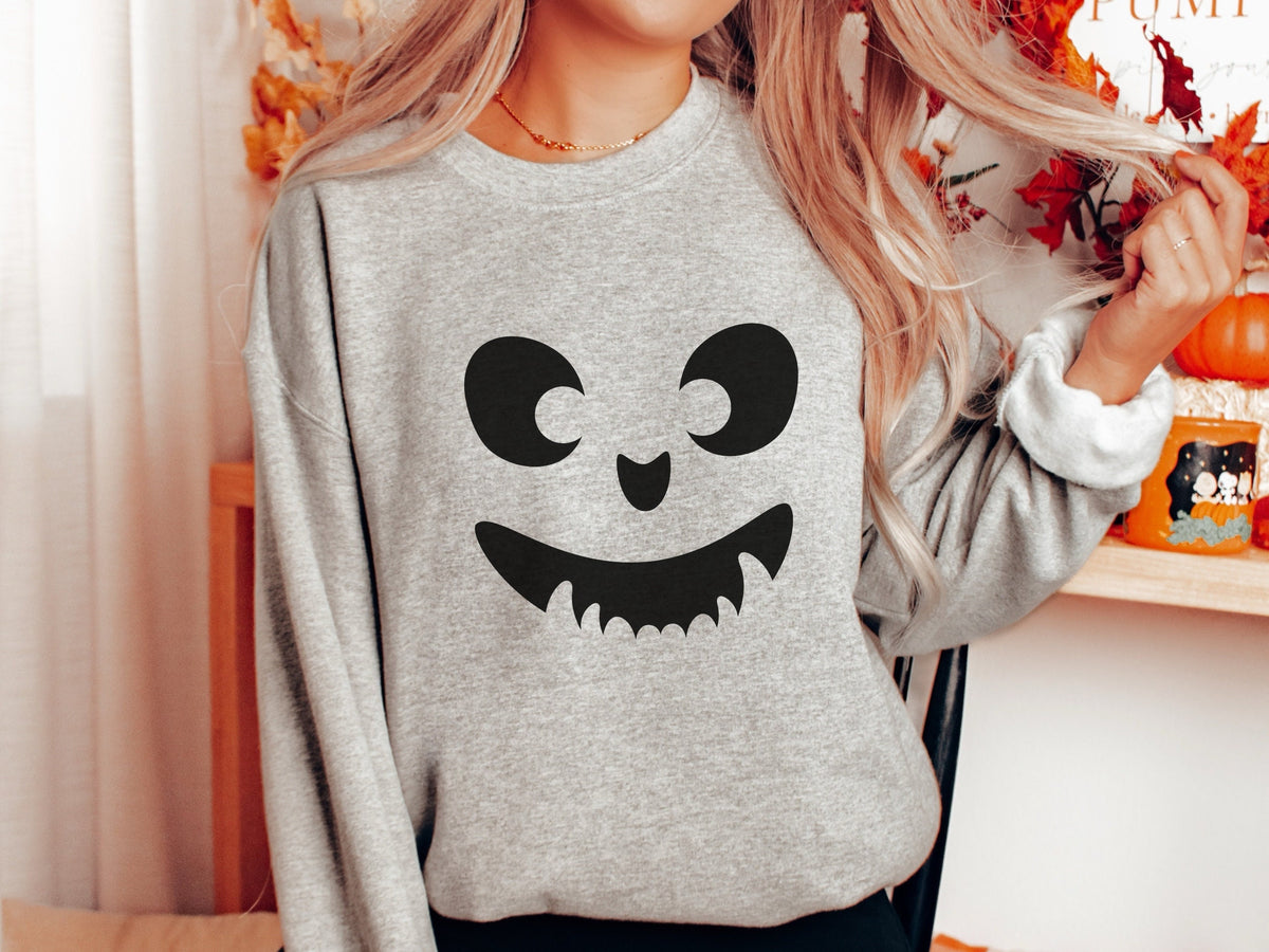 Cute Jack O Lantern Pumpkin Carving Halloween Sweatshirt Gift for Spooky Season Pumpkin Pullover Womens Sweatshirt Halloween Gift for Her Sweatshirt – Premium Graphic · Top Pick For Any Outfit