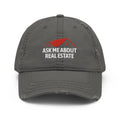 Real Estate Agent Dad Hat Real Estate Lover Real Estate Baseball Hat Real Estate Gift Ask Me About Real Estate Distressed Dad Hat Graphic Tee – Bold Style · Great Gift For Fans