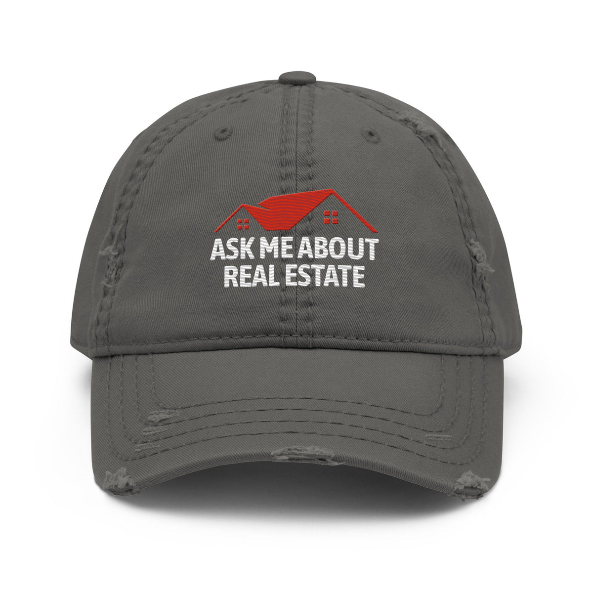 Real Estate Agent Dad Hat Real Estate Lover Real Estate Baseball Hat Real Estate Gift Ask Me About Real Estate Distressed Dad Hat Graphic Tee – Bold Style · Great Gift For Fans