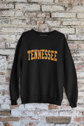 Tennessee Sweatshirt Unisex Tennessee Fan Crewneck Tennessee Lover Gift Varsity Sweatshirt Sweatshirt – Soft Feel · Perfect For Daily Wear