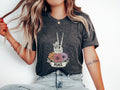 Cute Floral Skeleton Hand Peace Sign Halloween T shirt for Women Womens Fun Spooky Season Pretty Fall Halloween Skeleton Tee Gift for Her Graphic Tee – Premium Graphic · Trending Graphic Apparel