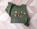 Skeleton Halloween Sweatshirt Halloween Sweater Halloween Shirts for Women Dancing Skeletons Halloween Crewneck Halloween Party Shirt Sweatshirt – Aesthetic Look · Great Gift For Fans