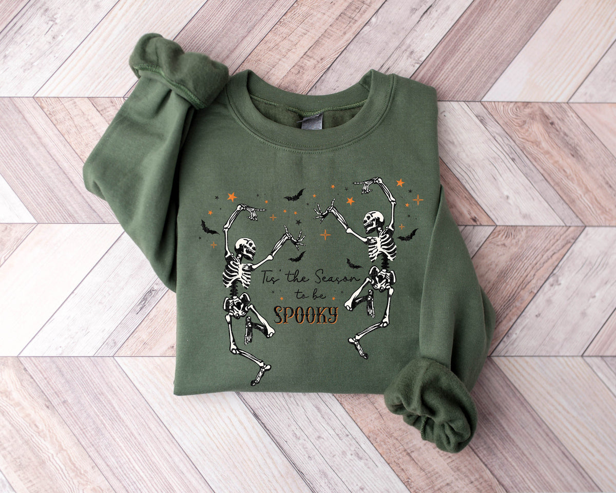 This is the season to be Spooky sweatshirt Skeleton pocket sweatshirt Skeleton graphic sweatshirt Halloween 2023 spooky season Sweatshirt – Fan Favorite · Perfect For Daily Wear