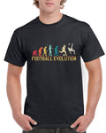 Top Gift TShirt for Dad Evolution of Football Sports Cotton Comfort Graphic Tee – Premium Graphic · Trending Graphic Apparel