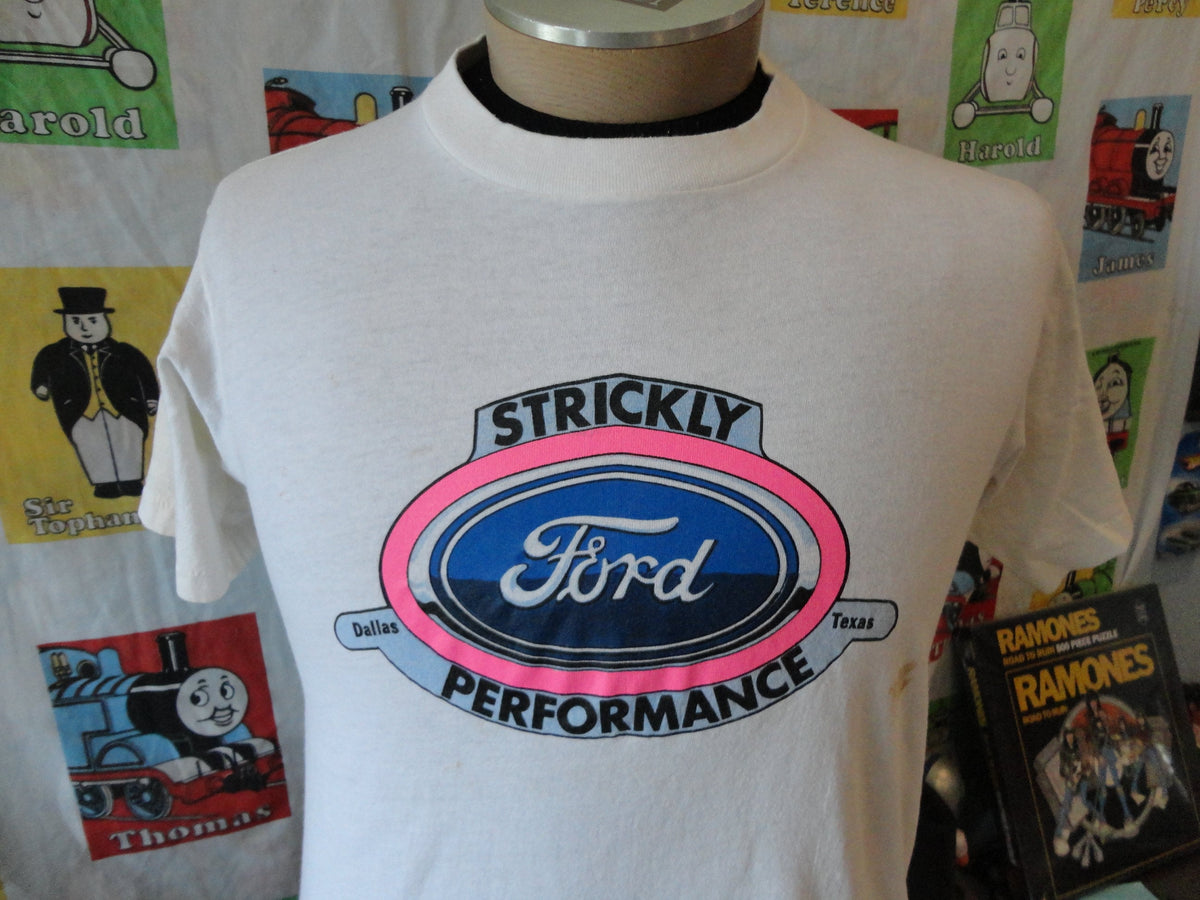 Vintage 9039s Ford Strickly Performance Edsel Dallas Texas White T Shirt Size M Graphic Tee – Feel-Good Design · High-Quality Print