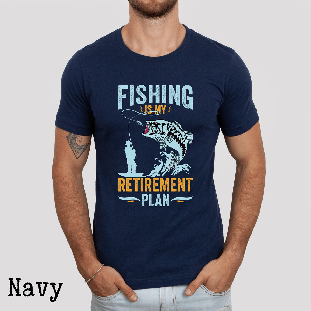 Fishing is My Retirement Plan Shirt Retired Shirt Retirement Gift New Retired Shirt Happy Retirement Tshirt Retired 2023 Shirt Graphic Tee – Warm & Stylish · Perfect For Daily Wear