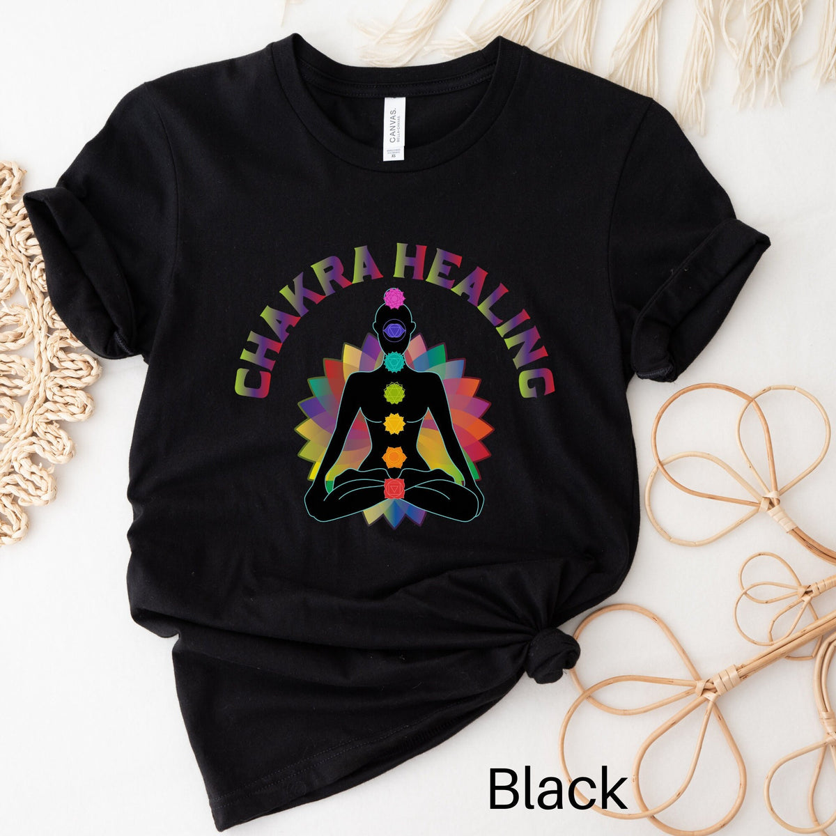 Chakra Healing Shirt Seven Chakras Shirt Yoga Shirt Yoga Gift Meditation Shirt Yoga Tshirt Pilates Tee Yoga Instructor Gift Reiki Graphic Tee – Bold Style · Top Pick For Any Outfit