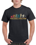 Top Gift TShirt for Dad Evolution of Pickelball Sports Cotton Comfort Graphic Tee – Fan Favorite · Great Gift For Fans