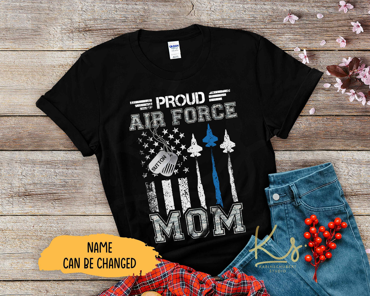 Flag Proud Air Force Mom Air Force Dad Shirts Air Force Family US Air Force Shirts US Air Force Military Shirts Air Force Graduation Graphic Tee – Warm & Stylish · Trending Graphic Apparel