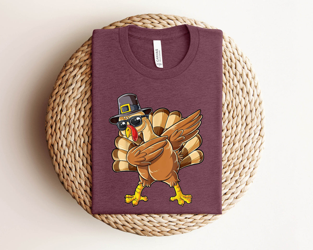 Dabbing Turkey Thanksgiving Hoodie Thanksgiving Unisex Hoodies Turkey Hooded Sweatshirt Funny Turkey Hoodie Thanksgiving Sweatshirt Hoodie – Everyday Comfort · Great Gift For Fans