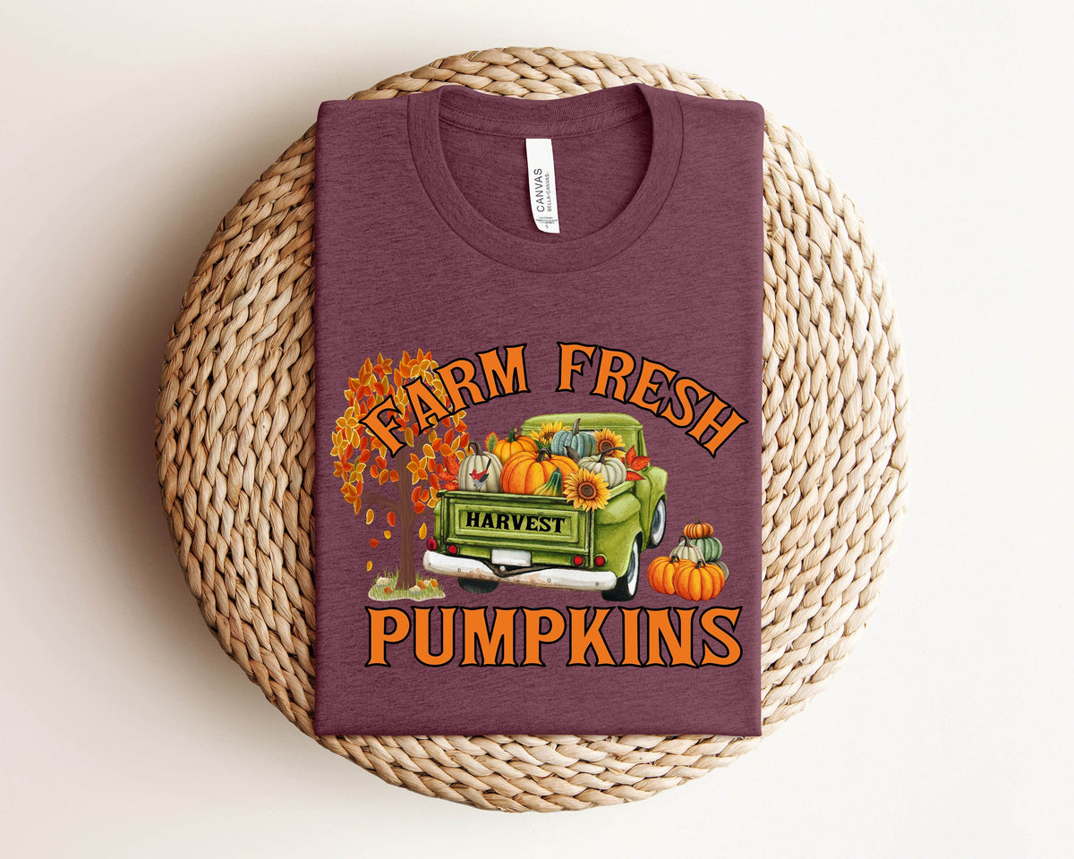 Farm Fresh Pumpkins Sweatshirt Fall Lover Sweatshirt Pumpkin Patch Sweatshirt Autumn Sweatshirt Pumpkin Day Sweatshirt Sweatshirt – Fan Favorite · Great Gift For Fans