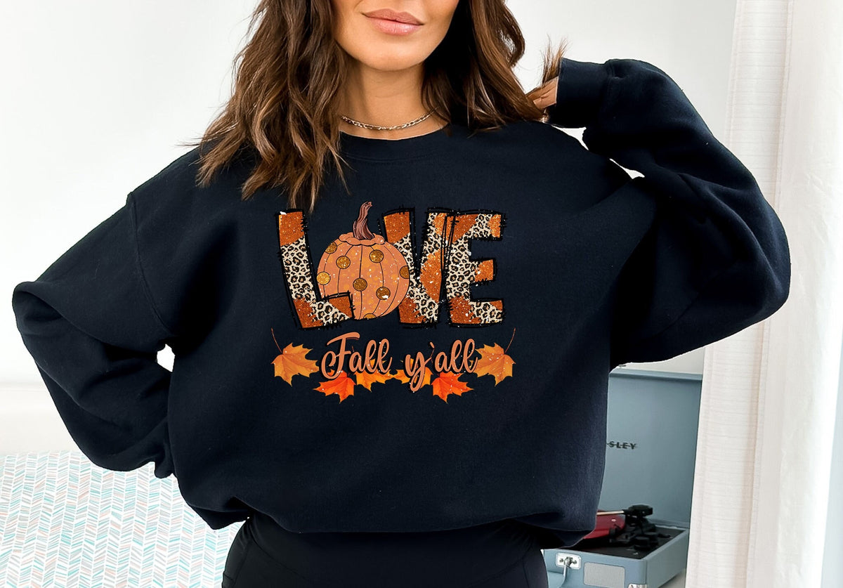Love Thanksgiving SweatshirtIts Fall Yall SweatshirtFall Sweatshirt for Women Pumpkin Shirt Fall Crewneck Womens Thanksgiving Shirt Sweatshirt – Aesthetic Look · Must-Have Style