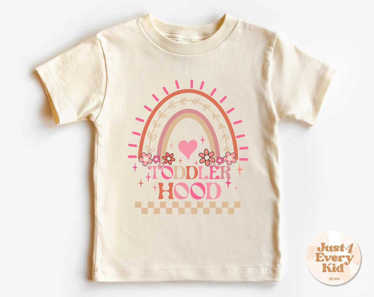 Toddler Hood Girls Shirt Retro Natural Kids Shirt Girls Boho Natural Shirt Youth Natural Tee Rainbow Shirt Toddler Shirt Girls T shirt Graphic Tee – Aesthetic Look · High-Quality Print