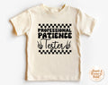 Professional Patience Tester Shirt Funny Toddler Shirt Trendy Kid Shirt Funny Youth Shirt Kid T shirt Cute Natural Kids Shirt Graphic Tee – Easygoing Wear · High-Quality Print