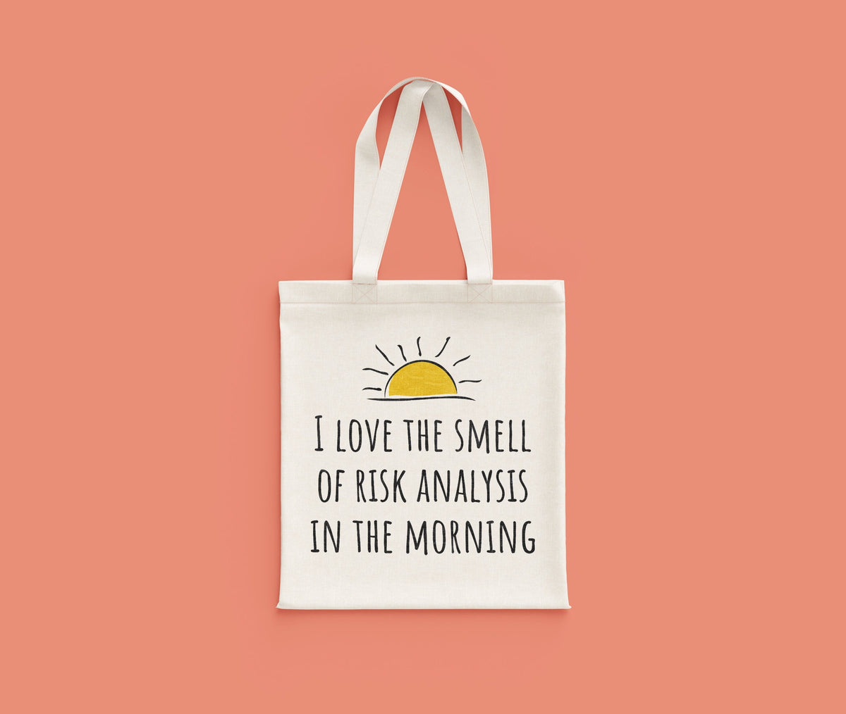 Funny Actuary Tote Bag Smell Of Risk Analysis In The Morning Gift For Actuaries Tote Bag – Everyday Comfort · Perfect For Daily Wear