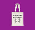 Orthopedic Tote Bag Orthopedist Gift Chiropractor Gift Orthopedic Surgeon Hand Surgeon Funny Medical Bag You39re In Good Hands Tote Bag – Fan Favorite · Top Pick For Any Outfit