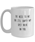 Funny Band Gift Trumpet Trombone Tuba French Horn or Baritone Sax Player Coffee Mug Empty My Spit Valve Ceramic Mug Graphic Tee – Warm & Stylish · Great Gift For Fans