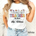 Wildflowers Custom Teacher Shirt 5th Grade Teacher Team Shirt Personalized School Gift Customized Name Teacher Tee Fifth Grade Graphic Tee – Cozy Vibes · Must-Have Style