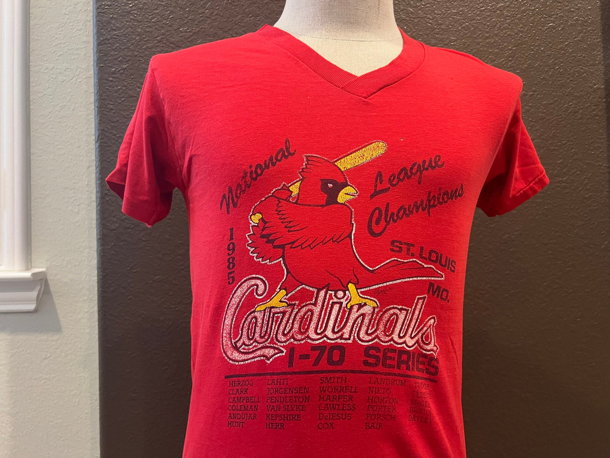 Vintage 8039s 1985 St Louis Cardinals National League Champs White T Shirt Size S Graphic Tee – Cozy Vibes · Must-Have Style