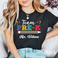 Custom Teacher Shirt PreK Teacher Team Shirt Personalized School Gift Customized Name Teacher Tee PreK Team Graphic Tee – Easygoing Wear · Great Gift For Fans