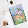 Funny Dinosaur Notebook with Mushrooms Spiral Notebook with Lined Pages Cute and Creative Butterfly Notebook with Flowers Gift for Her Graphic Tee – Fan Favorite · High-Quality Print
