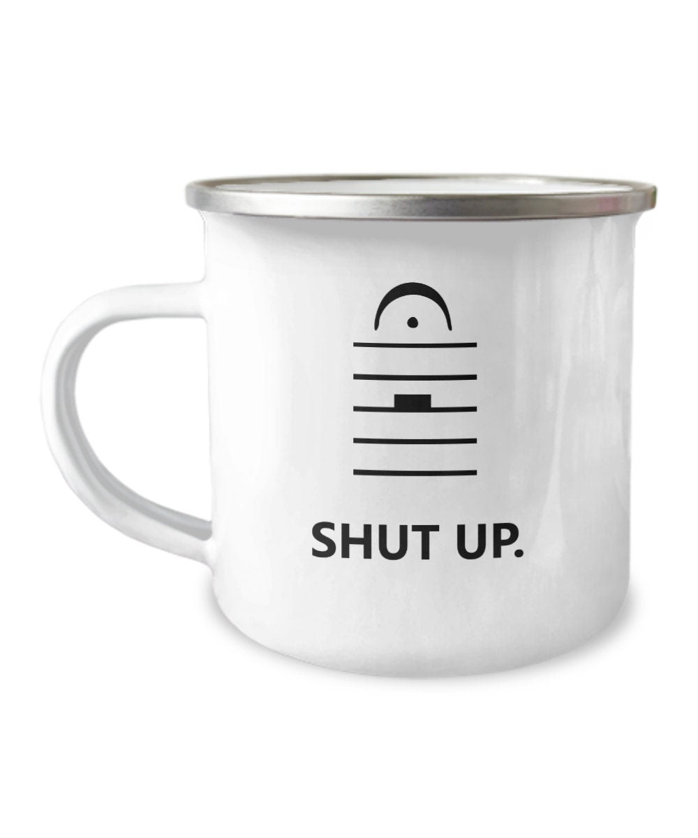 Band Director Gift Funny Music Teacher Gift Choir Director Gift Orchestra Conductor Gift Musical Mug Shut Up Enamel Camper Mug Graphic Tee – Feel-Good Design · Top Pick For Any Outfit