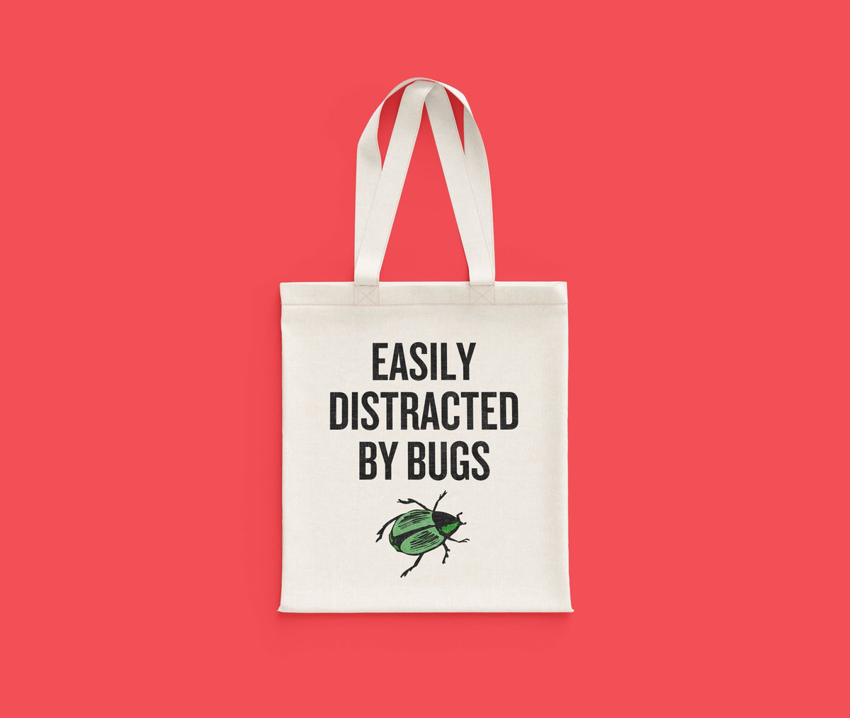 Funny Entomology Tote Bag Insect Collector Gift Bug Lover Present Entomologist Easily Distracted By Bugs Tote Bag – Cozy Vibes · High-Quality Print