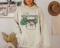Wisconsin Hoodie Sweatshirt Unisex Wisconsin Pullover Shirt Gift Nature Hiking Camping Deer Womens Mens Wisconsin Hoodie – Feel-Good Design · Must-Have Style