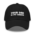 Funny Gift Funny Hat Funny Dad Hat Sarcasm Dad Hat Embroidered Cap Funny Workout Dad Hat Workout Gift Your Dad Is My Cardio Dad Hat Graphic Tee – Aesthetic Look · Perfect For Daily Wear