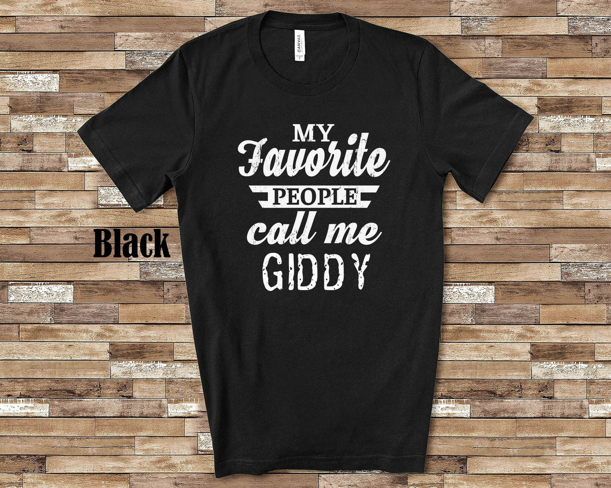 My Favorite People Call Me Giddy Tshirt Long Sleeve Shirt Sweatshirt or Tank Top Syrian Grandfather Father39s Day Christmas Birthday Gift Sweatshirt – Everyday Comfort · Trending Graphic Apparel