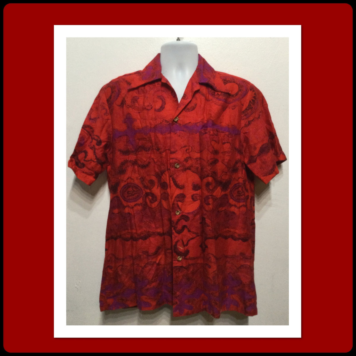 HS125 Vintage 1960s70s tiki style Hawaiian shirt Size large Graphic Tee – Feel-Good Design · High-Quality Print