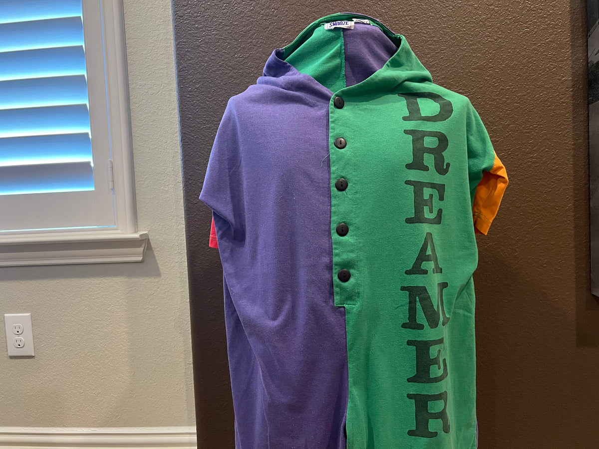 Vintage 9039s Dreamer Night Sleep Wear Green Jumper Romper Shirt Size XL Graphic Tee – Soft Feel · High-Quality Print