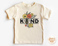 Bee Kind Toddler Shirt Retro Floral Kids Shirt Cute Nature Toddler Tee Be Kind With Floral Bee Kids Retro T Shirt Boho Toddler Shirt Graphic Tee – Easygoing Wear · Must-Have Style