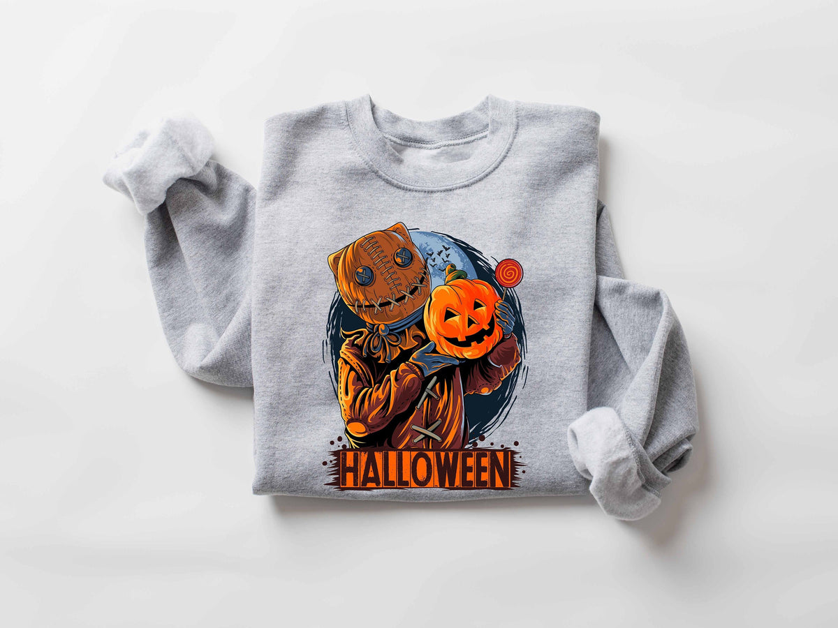 Pumpkin Man Halloween Sweatshirt Pumpkin Halloween Sweatshirt Skeleton Halloween Shirt Pumpkin Shirt Fall Sweatshirt for Women Sweatshirt – Soft Feel · Must-Have Style