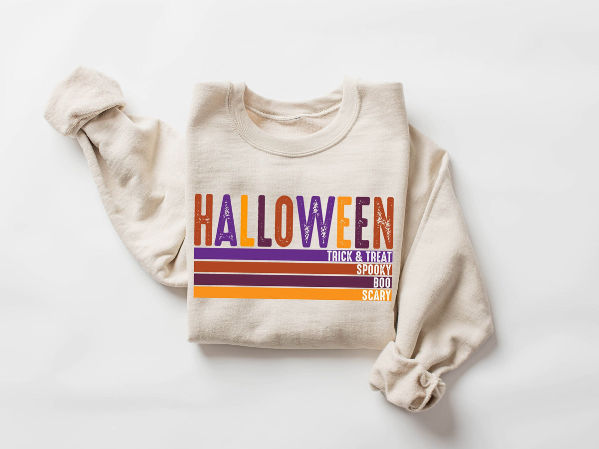 Halloween Trick or Treat SweatshirtHalloween TrickOrTreatHalloween TrickorTreat ShirtFunny Halloween ShirtRetro Halloween Sweatshirt Sweatshirt – Everyday Comfort · Great Gift For Fans