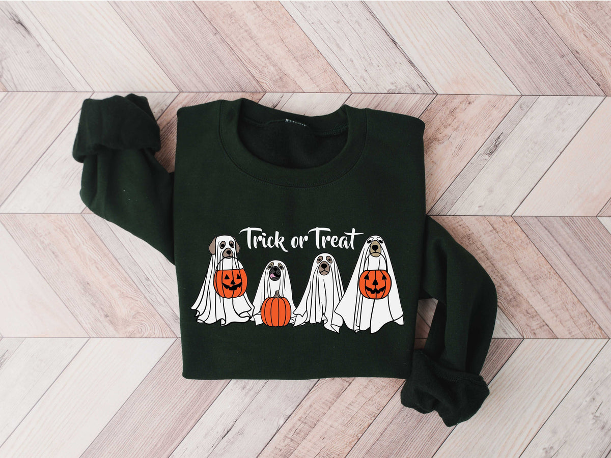 Halloween Ghost Dog Sweatshirt Retro Halloween Ghost Hoodie Pumpkin Ghosts Sweatshirt Spooky Ghost Hoodie Bogey Dog Sweatshir Hoodie – Premium Graphic · Trending Graphic Apparel