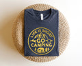 Camp Life Shirt Camp Shirt Camp Life Leopard Shirt Camping Crew Shirt Camping Shirt Life to Short Go Camping Shirt Adventure Shirt Graphic Tee – Fan Favorite · Great Gift For Fans