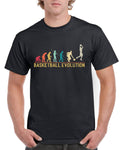 Top Gift TShirt for Dad Evolution of Basketball Sports Cotton Comfort Graphic Tee – Warm & Stylish · Perfect For Daily Wear