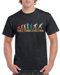Top Gift TShirt for Dad Evolution of Table Tennis Sports Cotton Comfort Graphic Tee – Everyday Comfort · Top Pick For Any Outfit