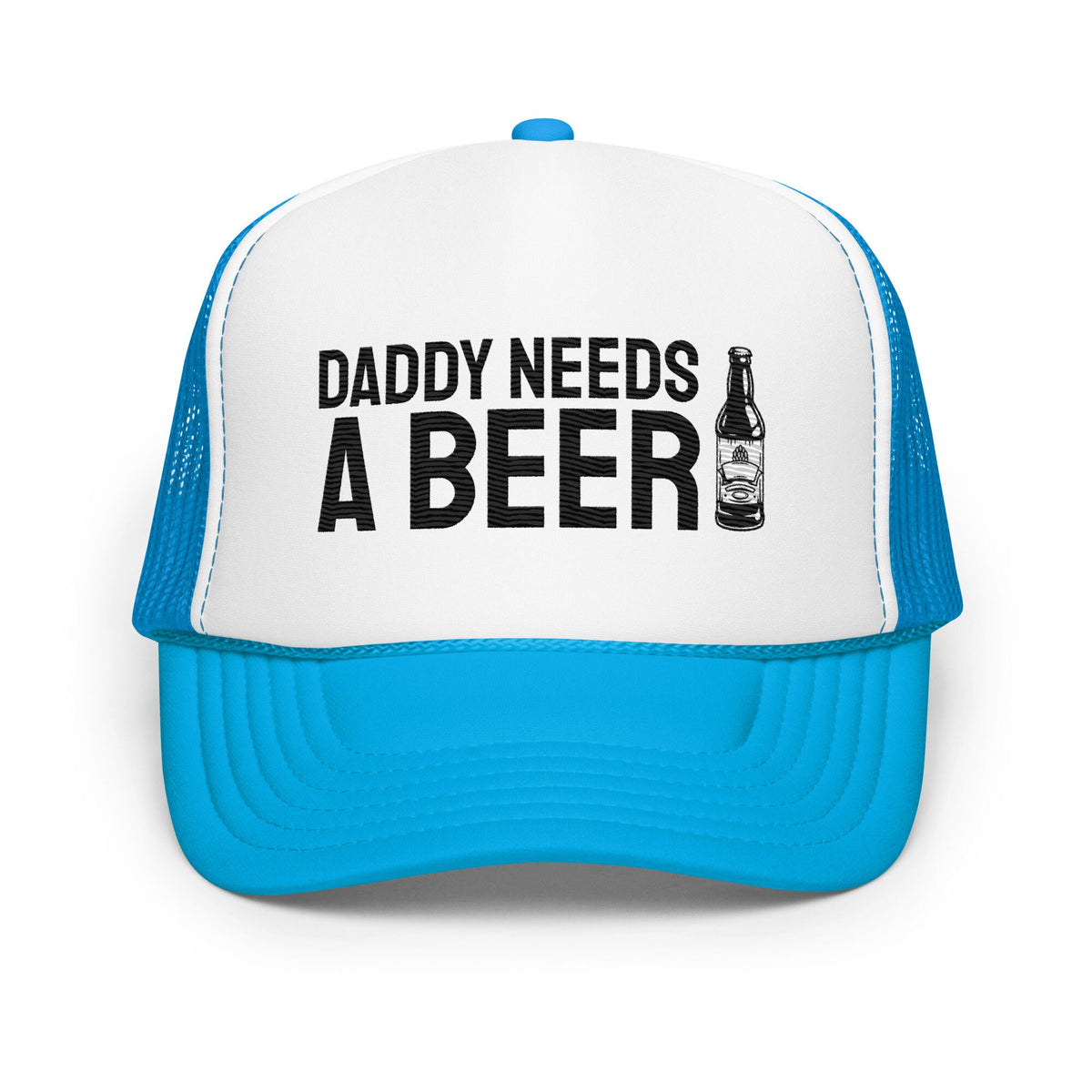 Beer Dad Hat Beer Gifts For Dad Funny Father39s Day Gifts Drinking Gifts For Dad Funny Beer Hat Daddy Needs A Beer Foam Trucker Hat Graphic Tee – Aesthetic Look · High-Quality Print