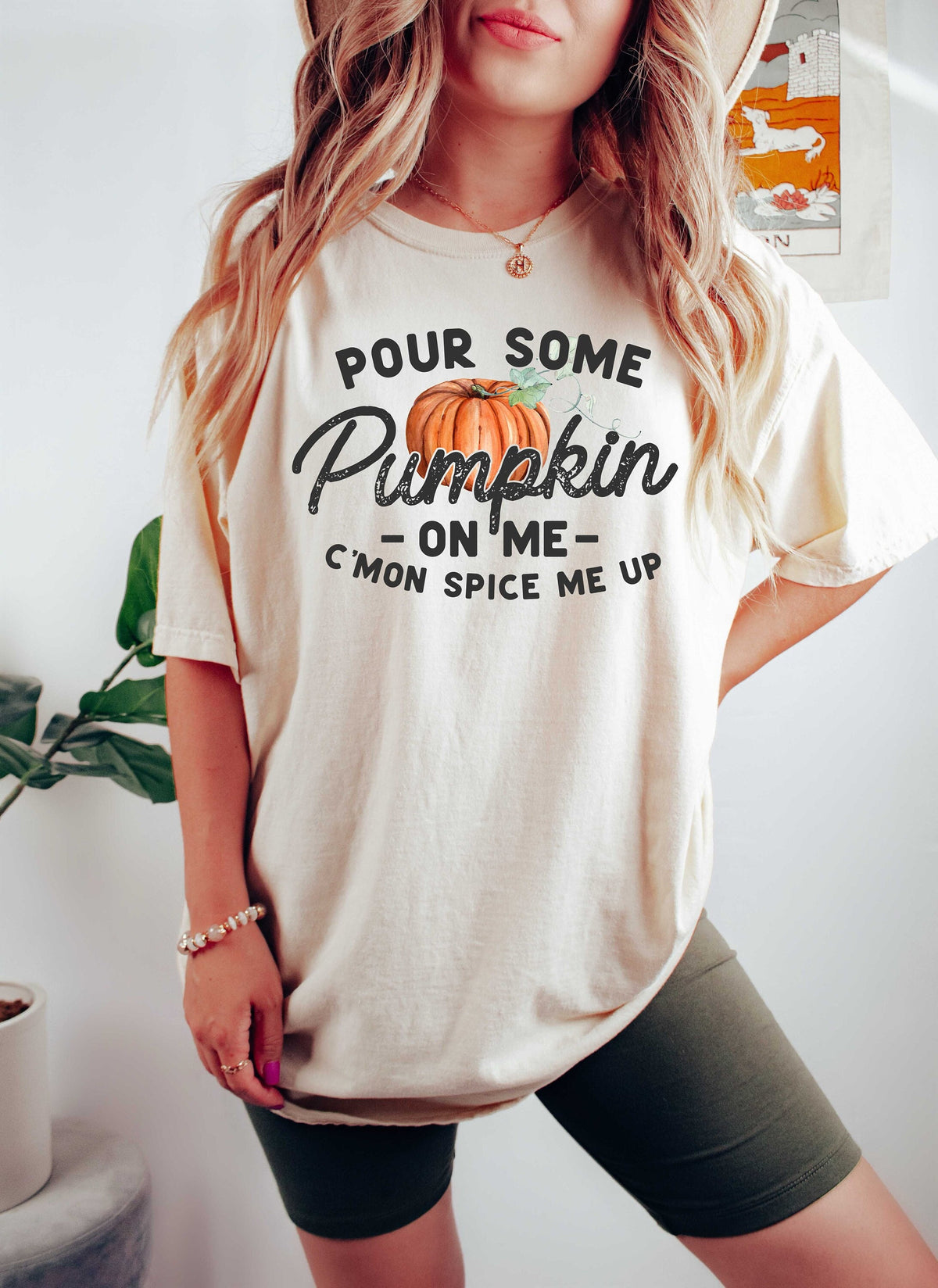 Pour Some Pumpkin on Me TShirtFall Vibes TShirtFall TShirtAutumn TShirt Thanksgiving TShirtWomen39s Seasonal Sweatshirt Sweatshirt – Fan Favorite · Great Gift For Fans
