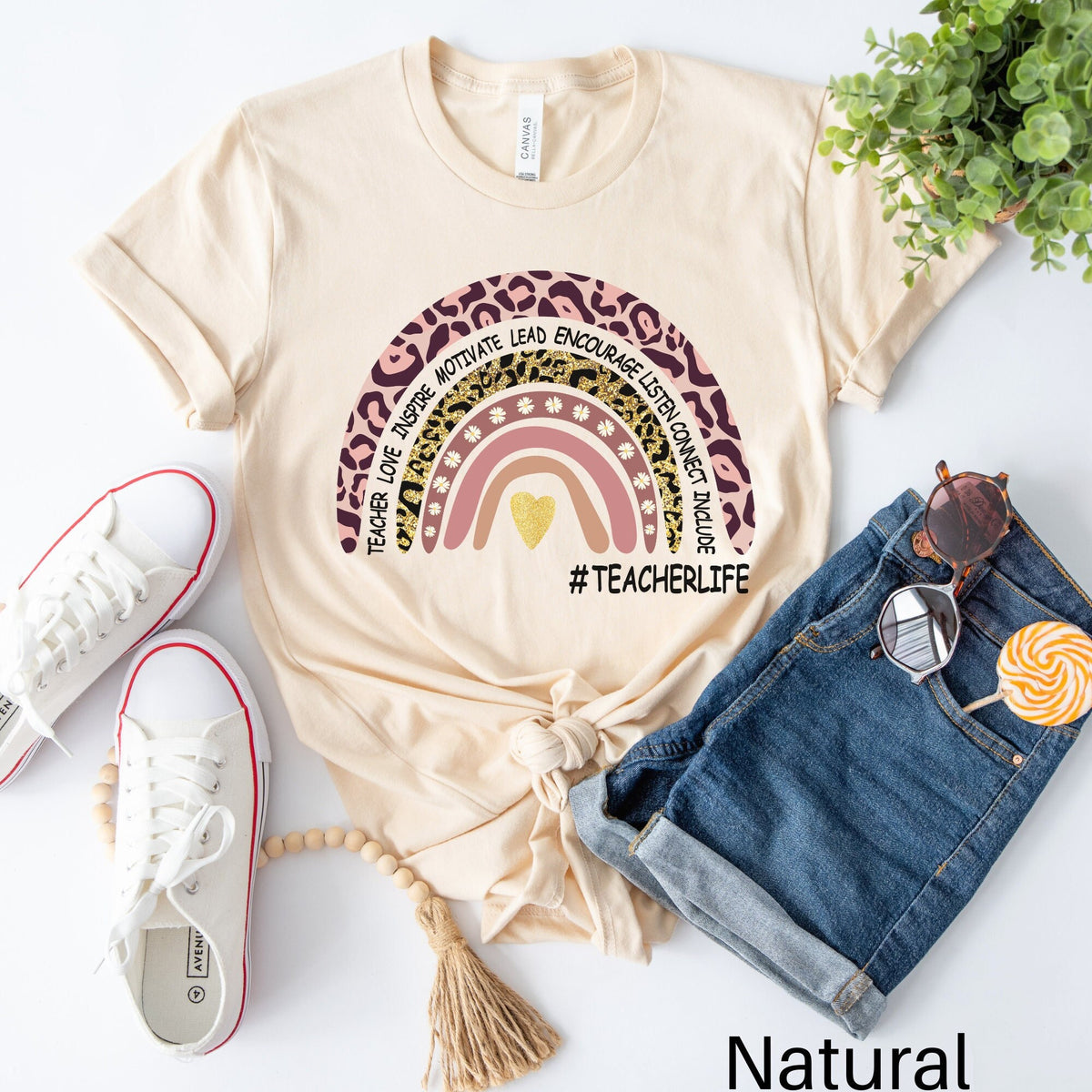Teacher Life Shirt Teach Love Inspire Teacher Appreciation Teacher Shirt Teacher Gift Back to School Tee Teaching Shirt School Shirt Graphic Tee – Cozy Vibes · Great Gift For Fans
