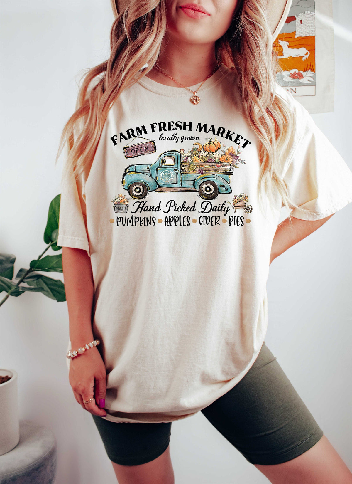 Fall Sweatshirt Farm Fresh Pumpkins Sweatshirt Thanksgiving Sweatshirt Cute Fall Sweatshirt Women Graphic Sweatshirt Pumpkin Sweatshirt Sweatshirt – Bold Style · High-Quality Print